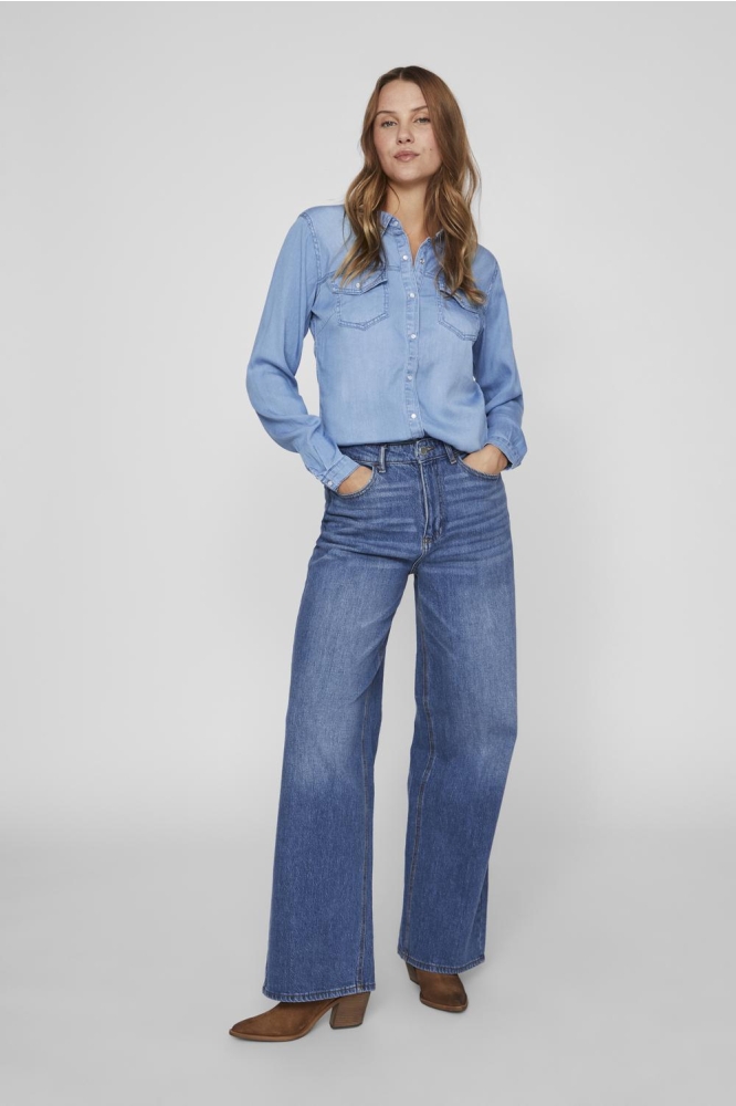 VIBISTA DENIM SHIRT-NOOS 14033008 MBD Clean
